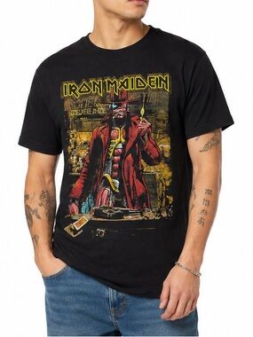 Iron Maiden Somewhere in Time Graphic Band T-Shirt Official Licensed Men’s 4XL
